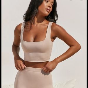 Oh Polly crop top. See pics for measuments.